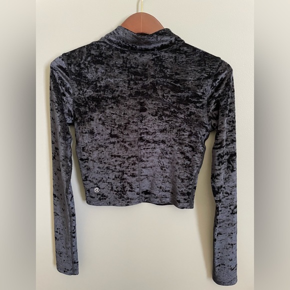 Lululemon All Aligned Mock Neck Long Sleeve *Crushed Velvet 4 - Picture 6 of 7